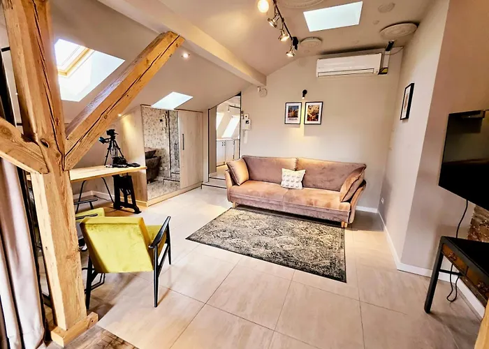 Golden Rooftop Apartment-oldtown