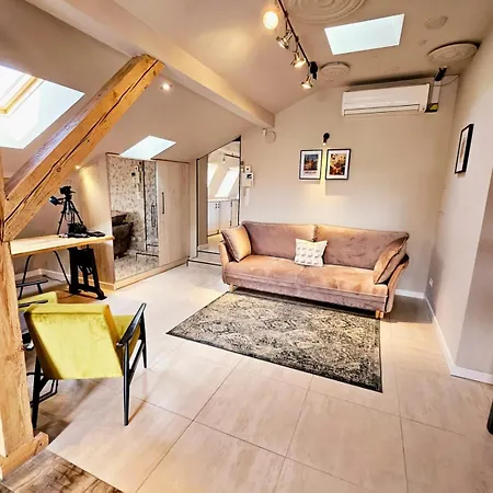 Golden Rooftop Apartment-oldtown